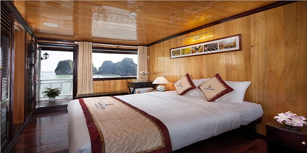 Garden bay cruise is best for Vietnam tours Hanoi to  Halong bay