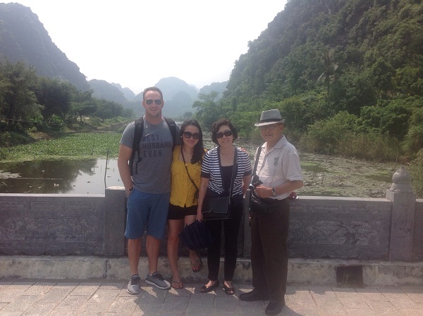 North vietnam tours Hanoi for 4 Clients from USA