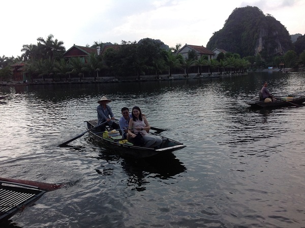 Tam Coc in Trangan Natural Heritage complex is one of the best Hanoi day trip