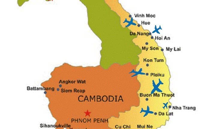 If you look for Central tourist map Vietnam, Vietnam map tourist, Vietnam tourist map, Vietnam tour map, Vietnam tourism map.., this is the right photo for you to plan your Central Vietnam tour package