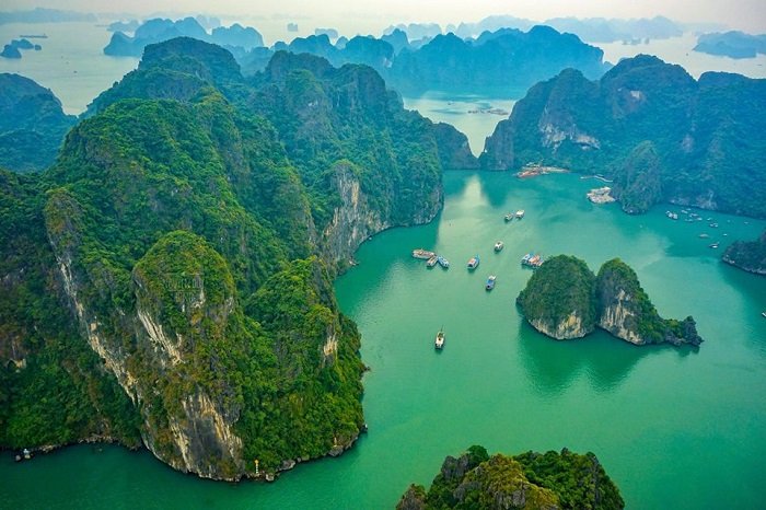 Vietnam Halong bay  is top of the best Vietnam Cambodia tours from Canada 2024 - 2025 by Deluxe Vietnam Tours Operator