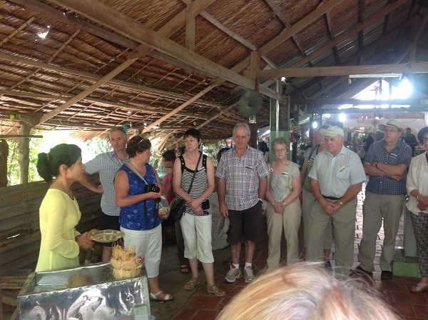 Coconut factory tour to Vietnam from Australia