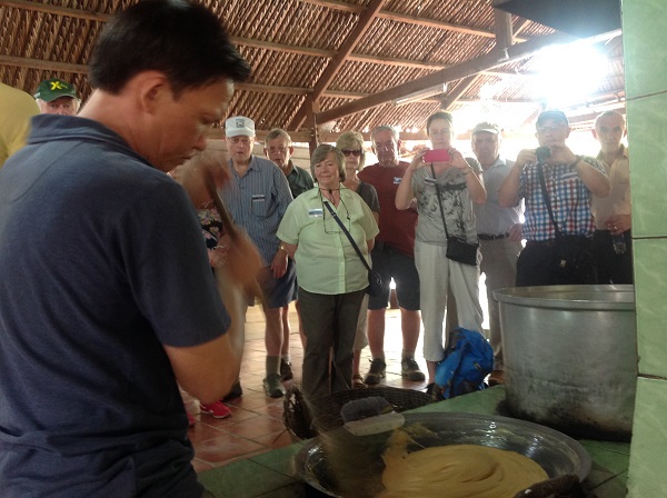 Visit coconut farm on 13day Vietnam farm tour