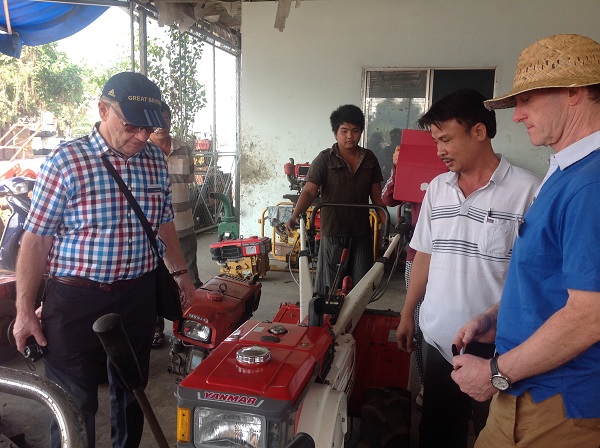 farm tool visit on the trips to Vietnam from UK