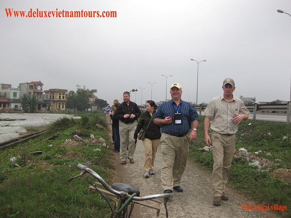 SDARL visit a farming village in Hanoi Vietnam