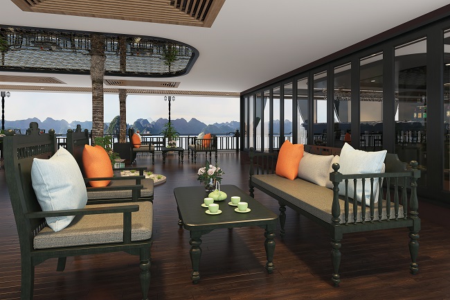 Luxury La Regina Grand cruise for Halong bay Vietnam tours from Hanoi