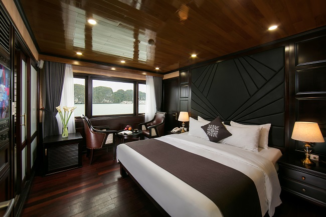  Amazing Halong bay  overnight tours Vietnam by Luxury La Regina Royal Cruise