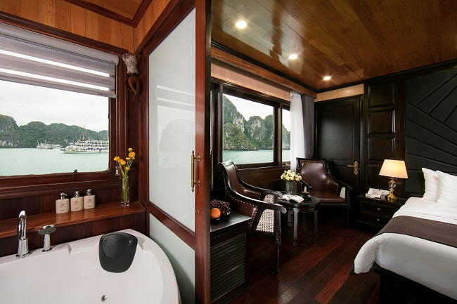  Amazing Halong bay  overnight tour Vietnam by Luxury La Regina Royal Cruise