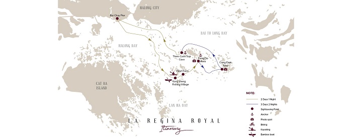  Amazing Halong bay tour Vietnam by Luxury La Regina Royal Cruise