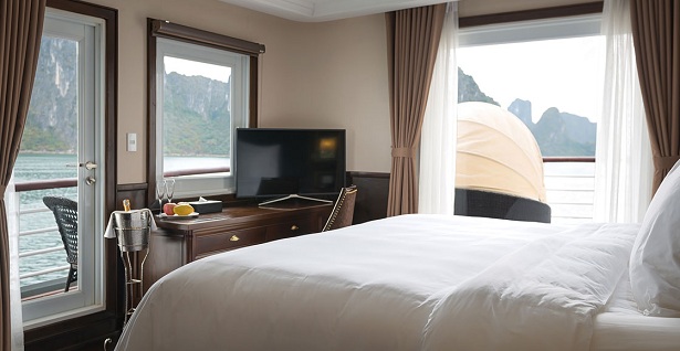 Paradise Elegance Cruise offers  Halong bay tour from Hanoi