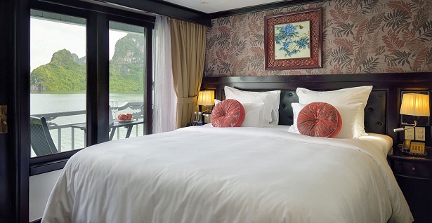 luxury cruise recommended as one of the best Halong bay tours in Vietnam
