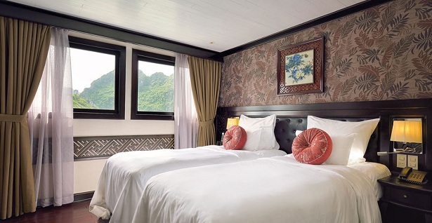 Paradise Luxury Cruise offers 2 day  halong bay tour package from Hanoi
