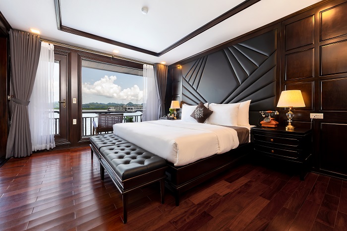 5star   La Regina Legend Cruise operates Hanoi to Halong Bay boat Tour Package 2020 - 2021 - 2022 