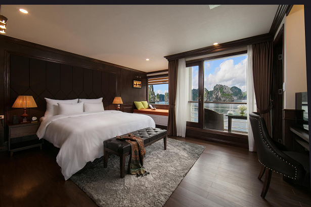 luxury cruise Halong bay to cat ba island