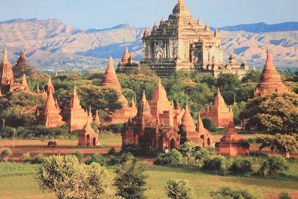 beautiful temple of Indein on 10day private tours   Myanmar 2020