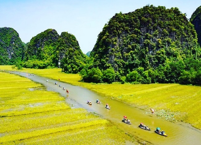 Tour Hà Nội Ninh Bình - Tamcoc - Trangan  Heritage Sites