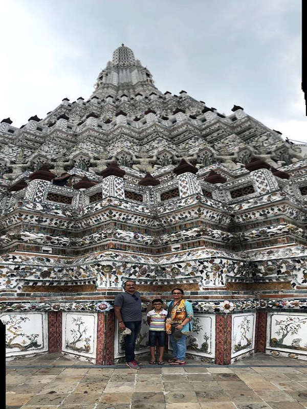 Mr. Vinod family on  their Myanmar Vietnam  Tour Packages 2019, 2020 with us