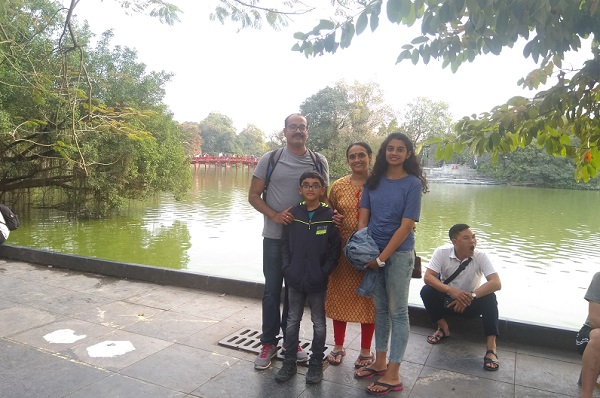 Mr. Vinod family on  their  Family Holiday Vietnam  Cambodia Thailand  2019  with us