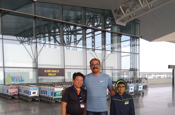 Mr. Vinod  on  their Myanmar Cambodia Vietnam family  Holiday 2019, 2020 with us
