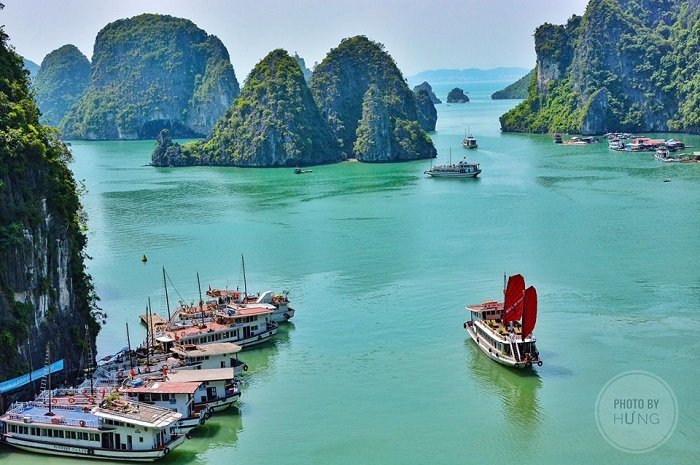 Halong bay on 12day Vietnam travel tours