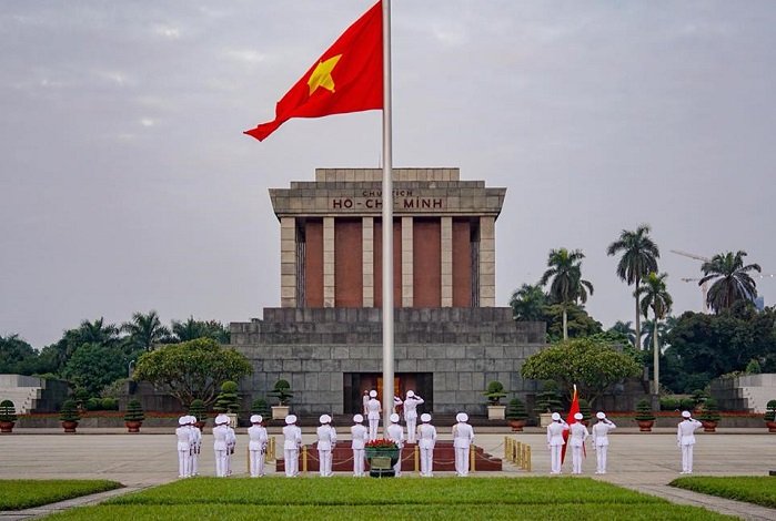 Ho Chi Minh mausolumn is one of best stops for your Vietnam Hanoi tour package 2023