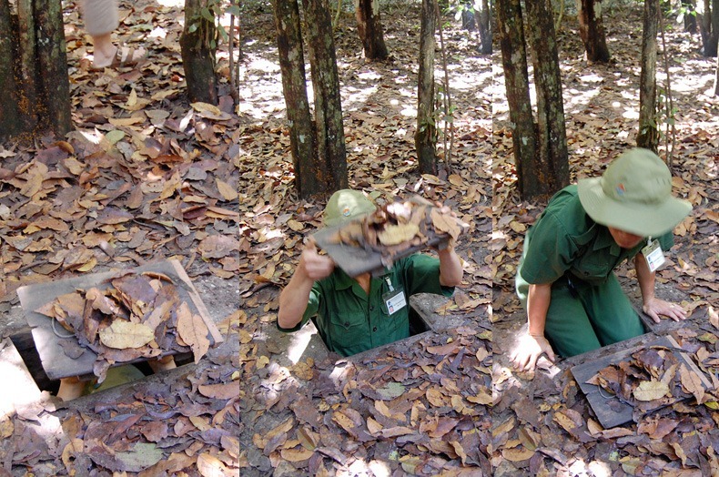 Cuchi tunnels on South Vietnam itinerary 14days