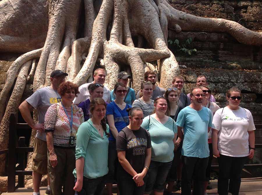 South Dakota group on Vietnam Cambodia tour