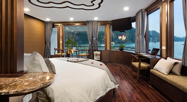 Luxury Orchid cruise - 4.5star for Luxury Hanoi Vietnam tours  2023